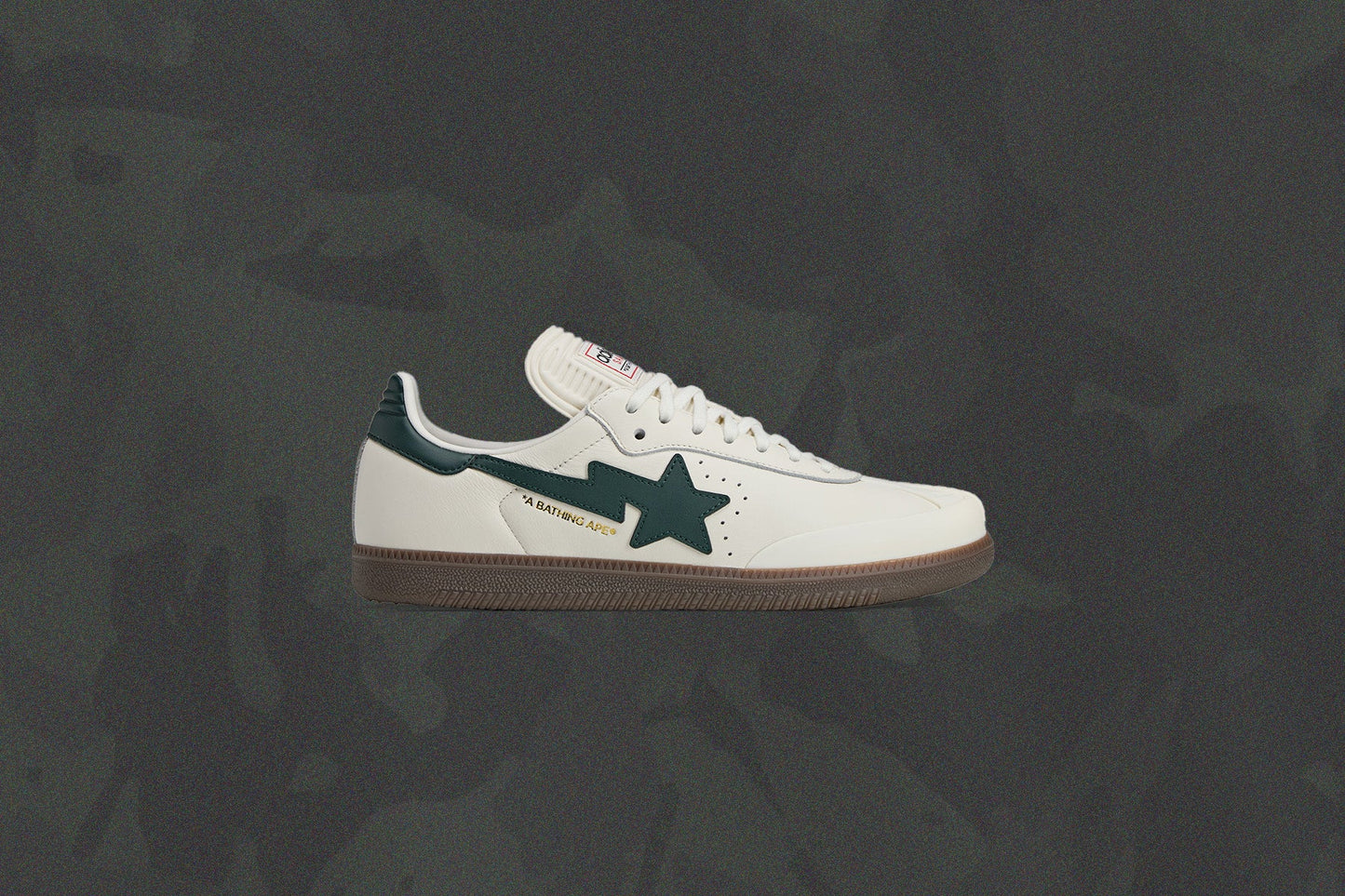 Adidas x BAPE Samba - Off White/Shadow Green/Gum