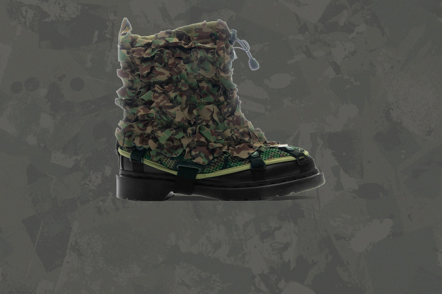 Dr. Martens x Babylon 1460 - Black/Camo