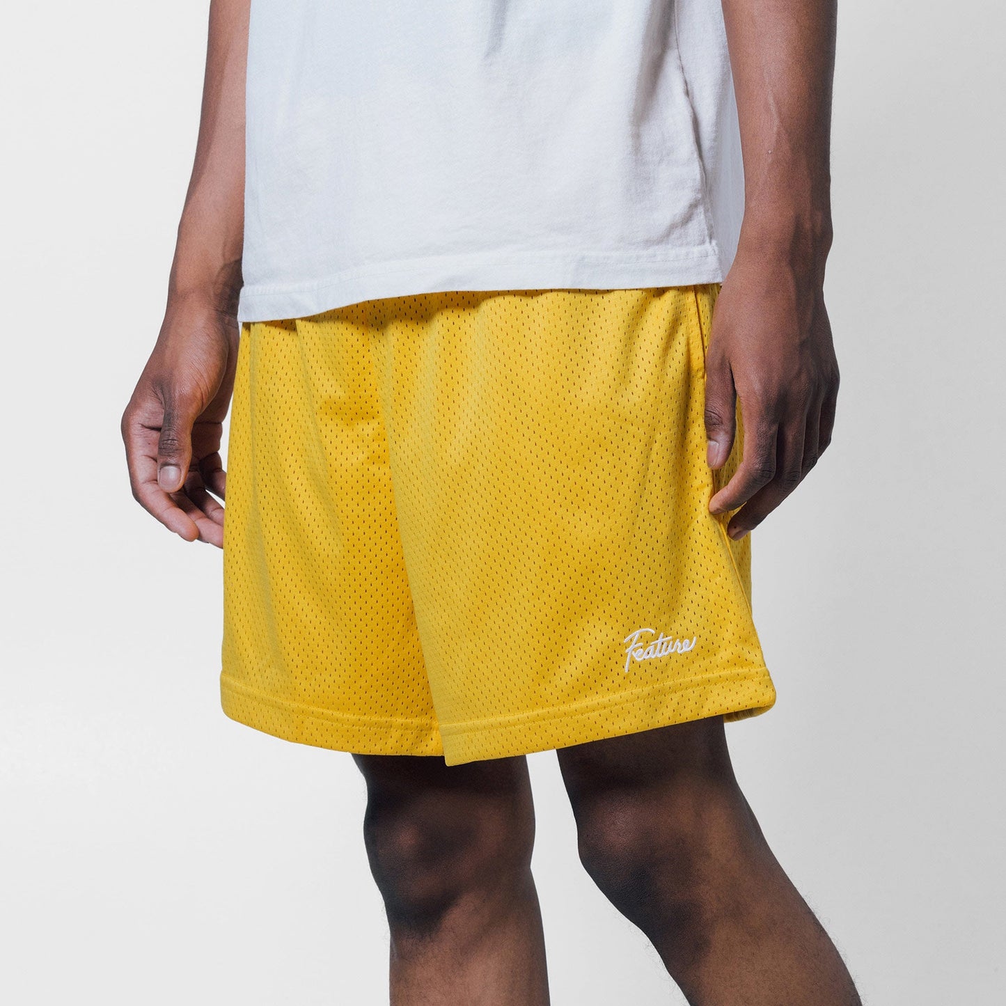 West Mesh Shorts - Yellow