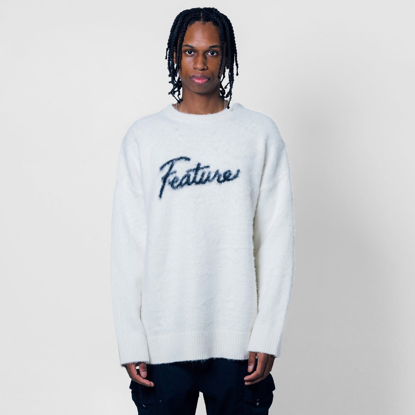 Script Logo Sweater - Black
