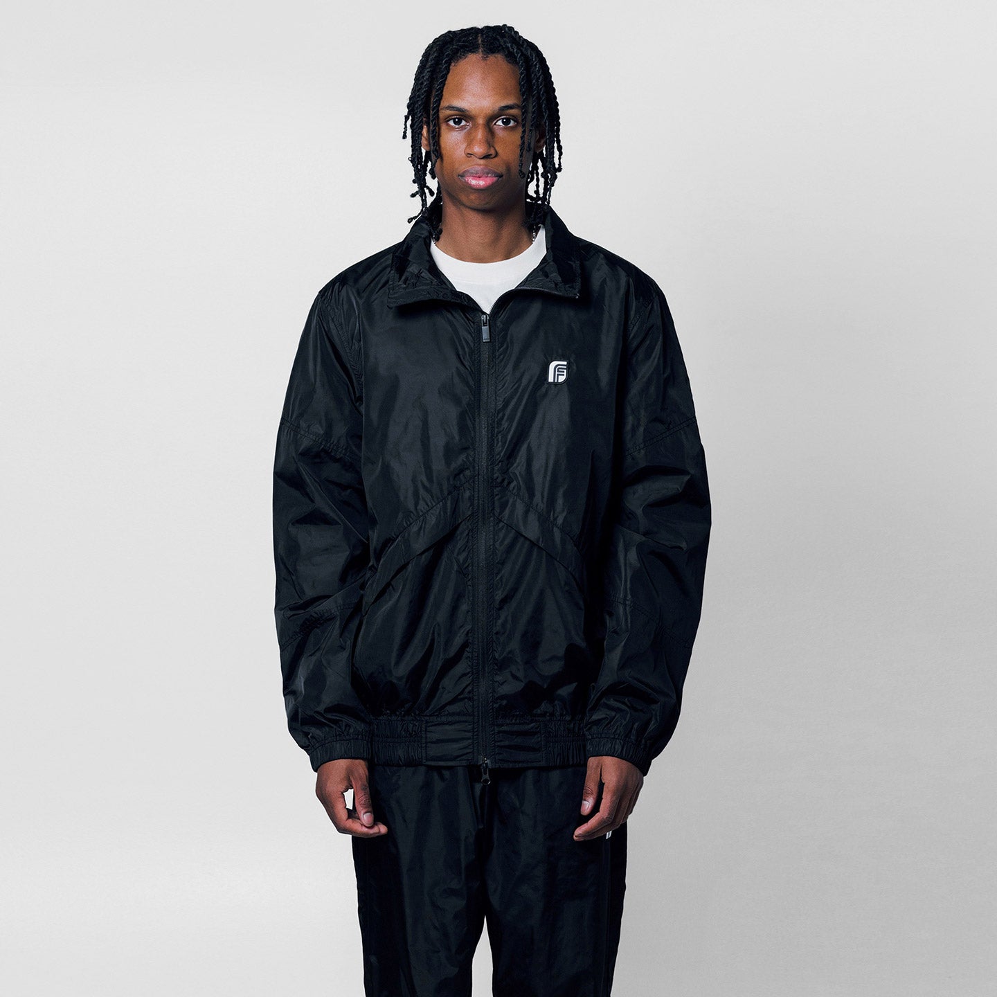 Track Jacket - Black/Nude