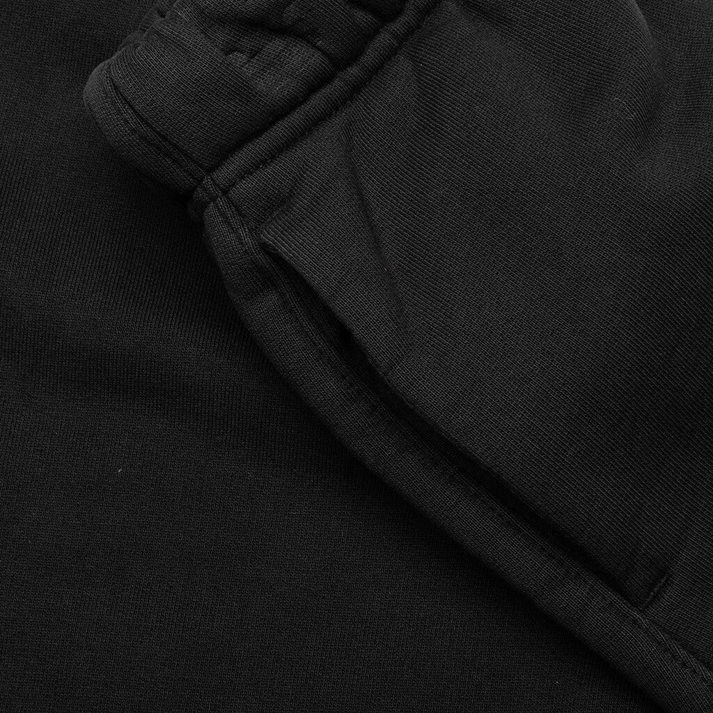 Kid's Heavy Fleece Soccer Short - Black