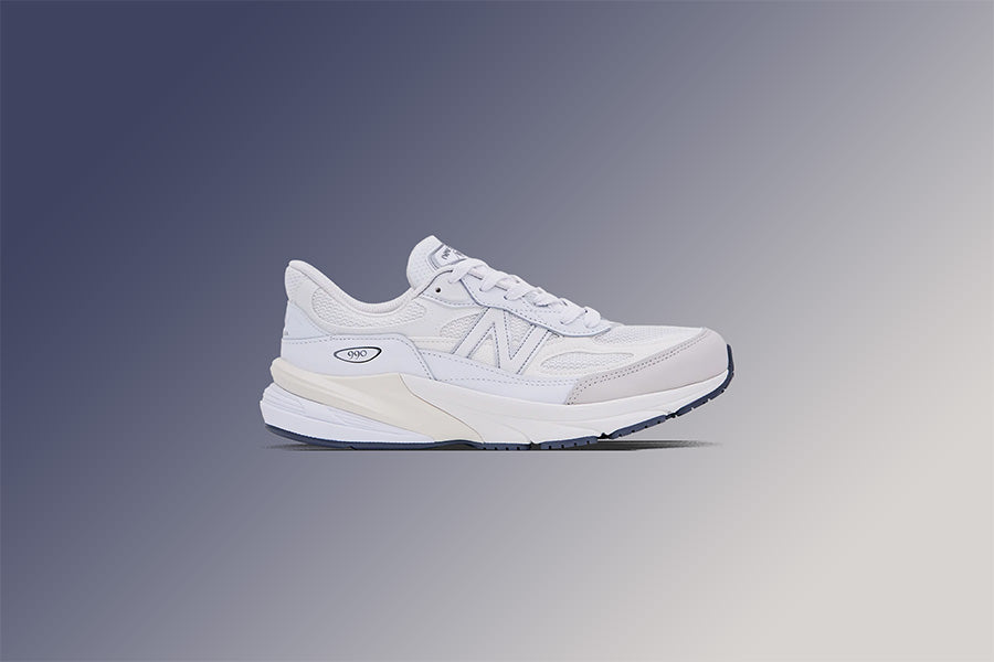 Made In Usa 990v6 - White/Sea Salt