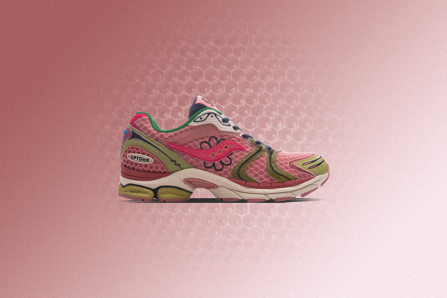 Saucony x Jae Tips Progrid Triumph 4 'Virginia Creeper' - Peach/Leaf