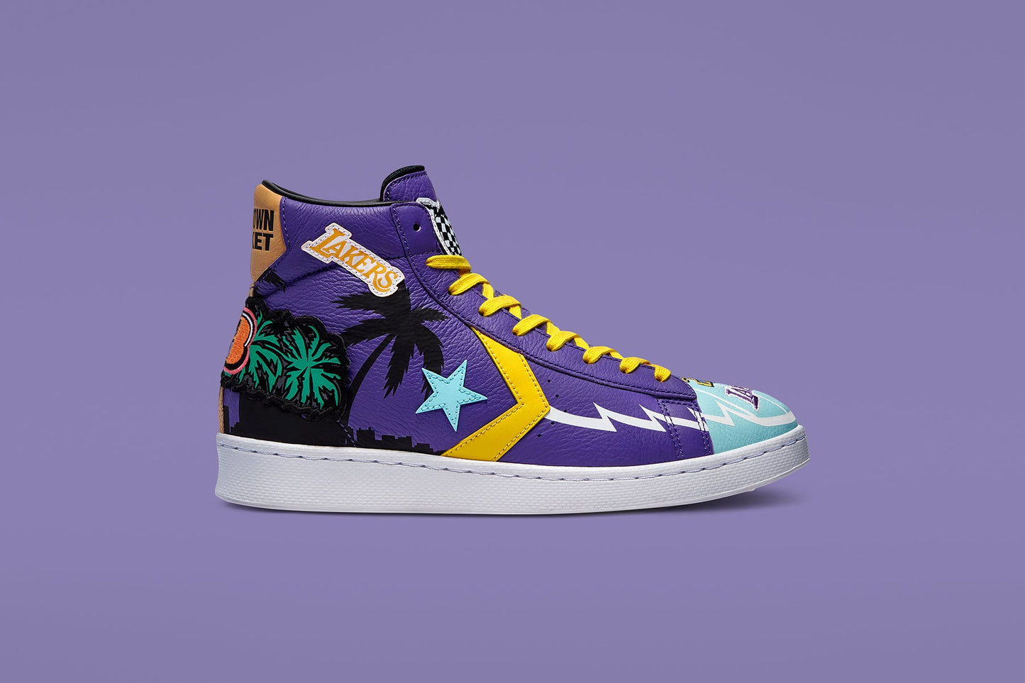 Converse x Chinatown Market Leather Hi - Prism Violet/Poolside