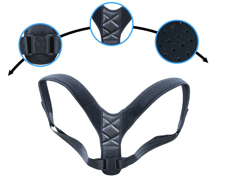 Adjustable Back Posture Support Brace Lightweight Breathable Strap
