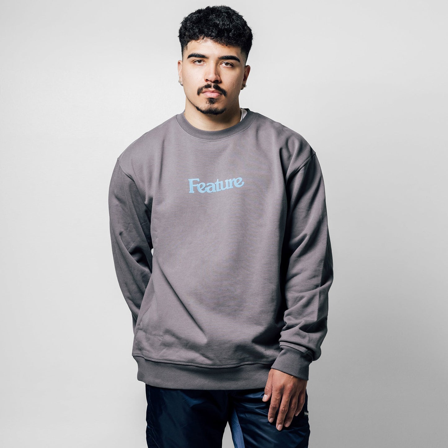 Academy Crewneck - Cannoli Cream/Gold Flame
