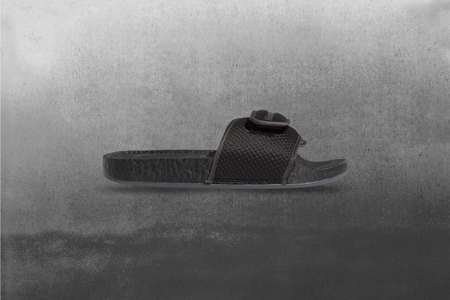 Adidas Originals x Pharrell Williams Chancletas Hu Slide - Core Black