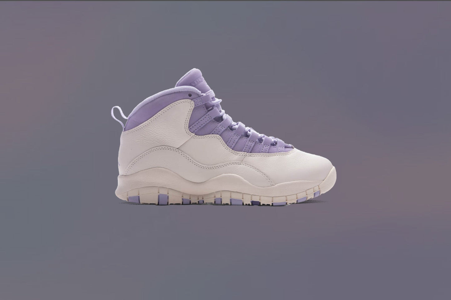 Women's Air Jordan 10 Retro 'Hydrangeas' - Chalk/Wild Grape/Hydrangeas