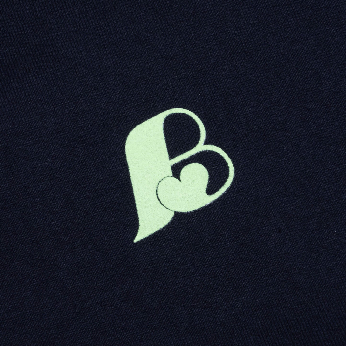B Logo Hoodie - Navy Mocha