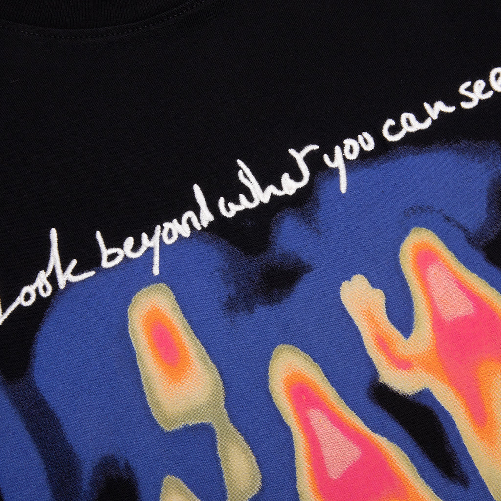 BB Vapors S/S Knit (Temperature Color Change Print) - Black