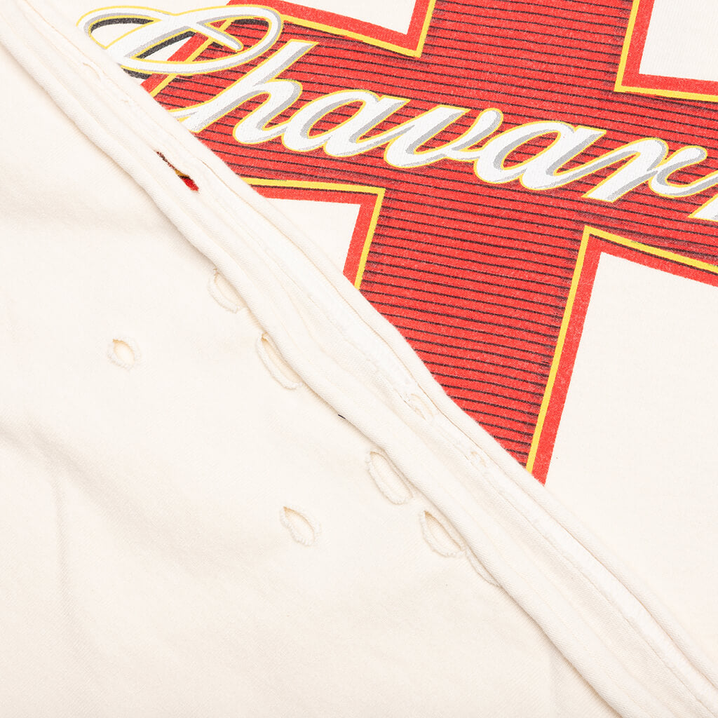 Budweiserria Destroyed Buffalo Tee - Off White