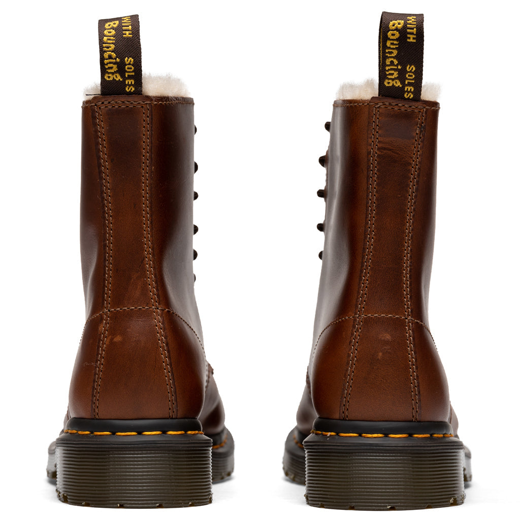 Women's 1460  Faux Fur Lined Boots - Butterscotch Orleans