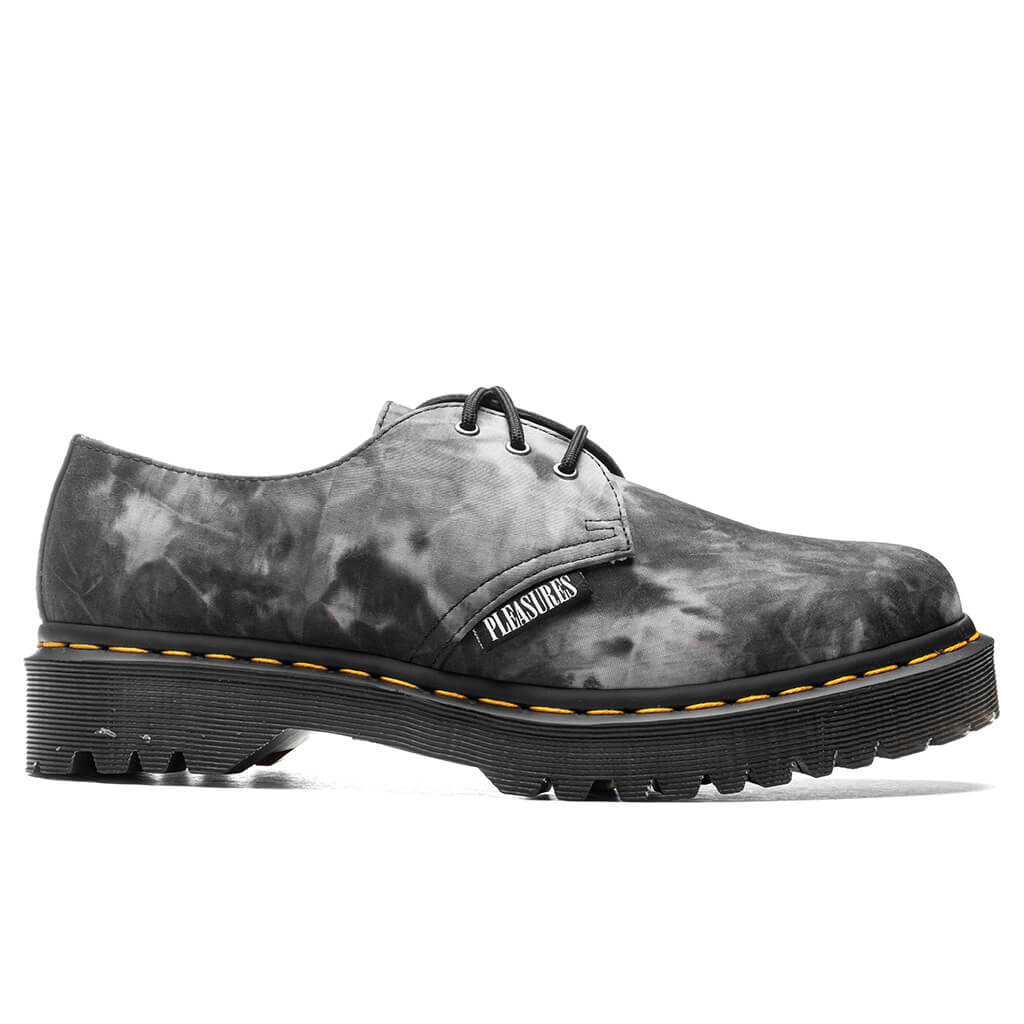 Dr. Martens x Pleasures 1461 Bex - Black/White Tie Dye