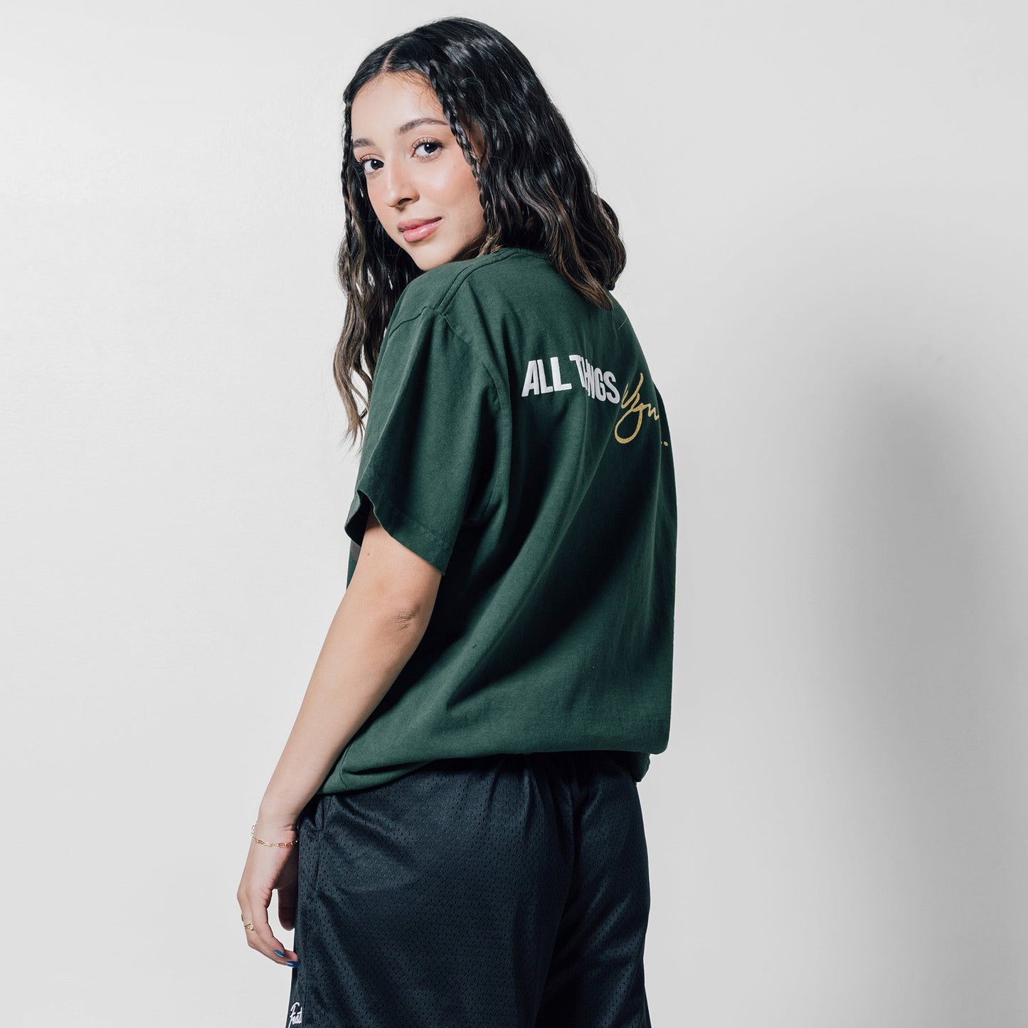 Feature x Wynn Logo Lock Up Tee - Huckleberry