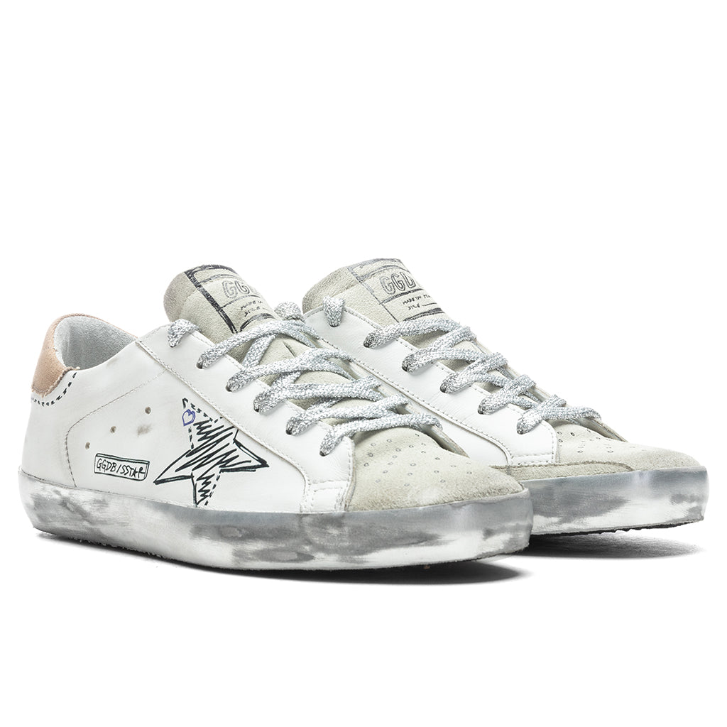 Women's Super-Star Sneakers - White/Ice/Beige