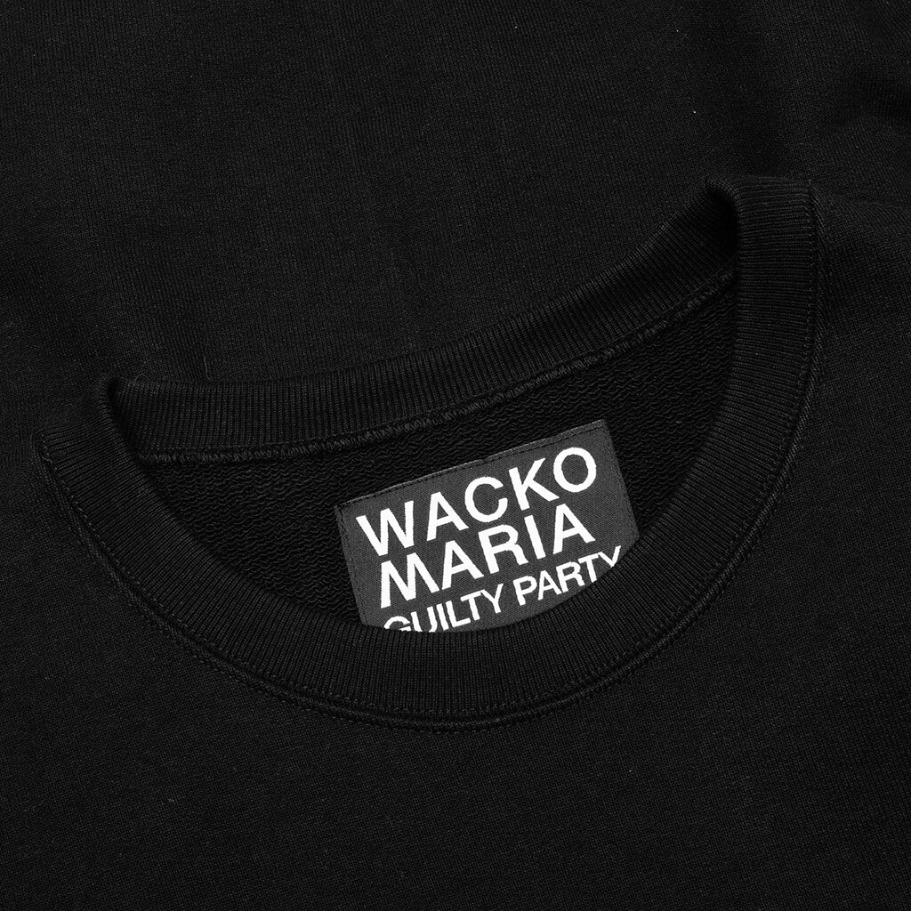 Heavy Weight Crewneck Sweat Shirt Type-2- Black