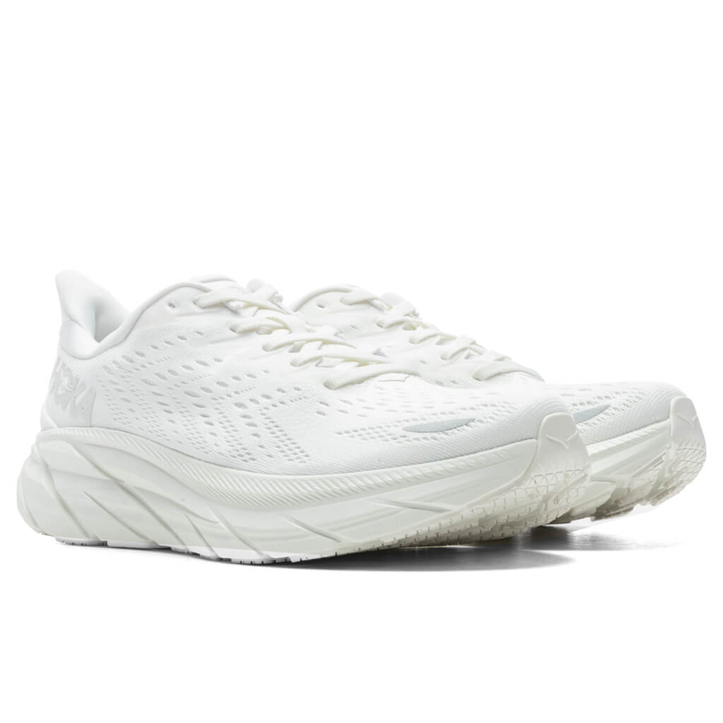 Women's Clifton 8 - White/White