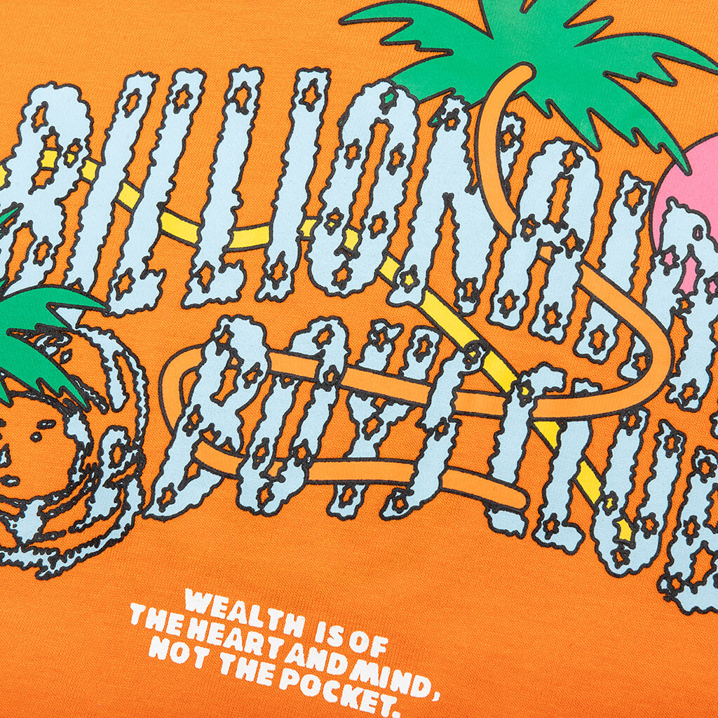 Kids BB Utopia Arch S/S Knit - Orange Peel