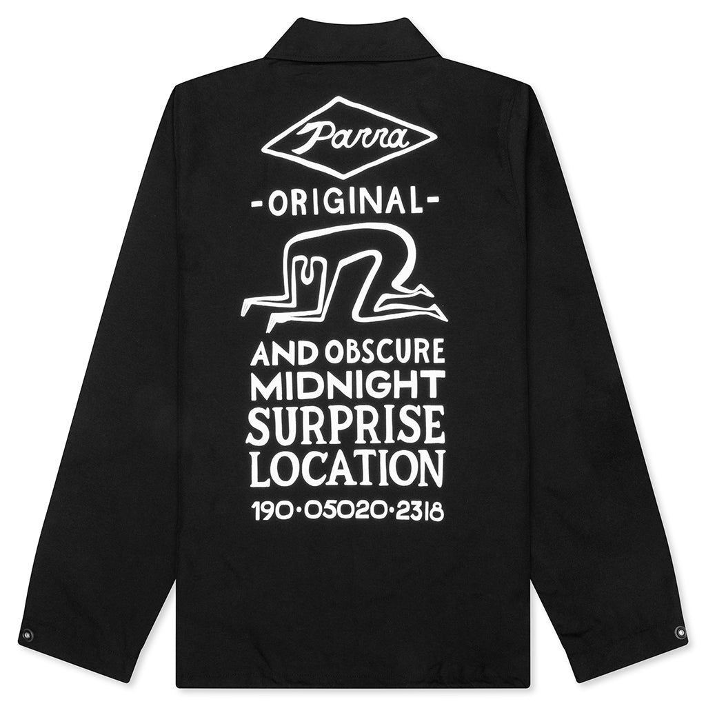 Midnight Surprise Coach Jacket - Black