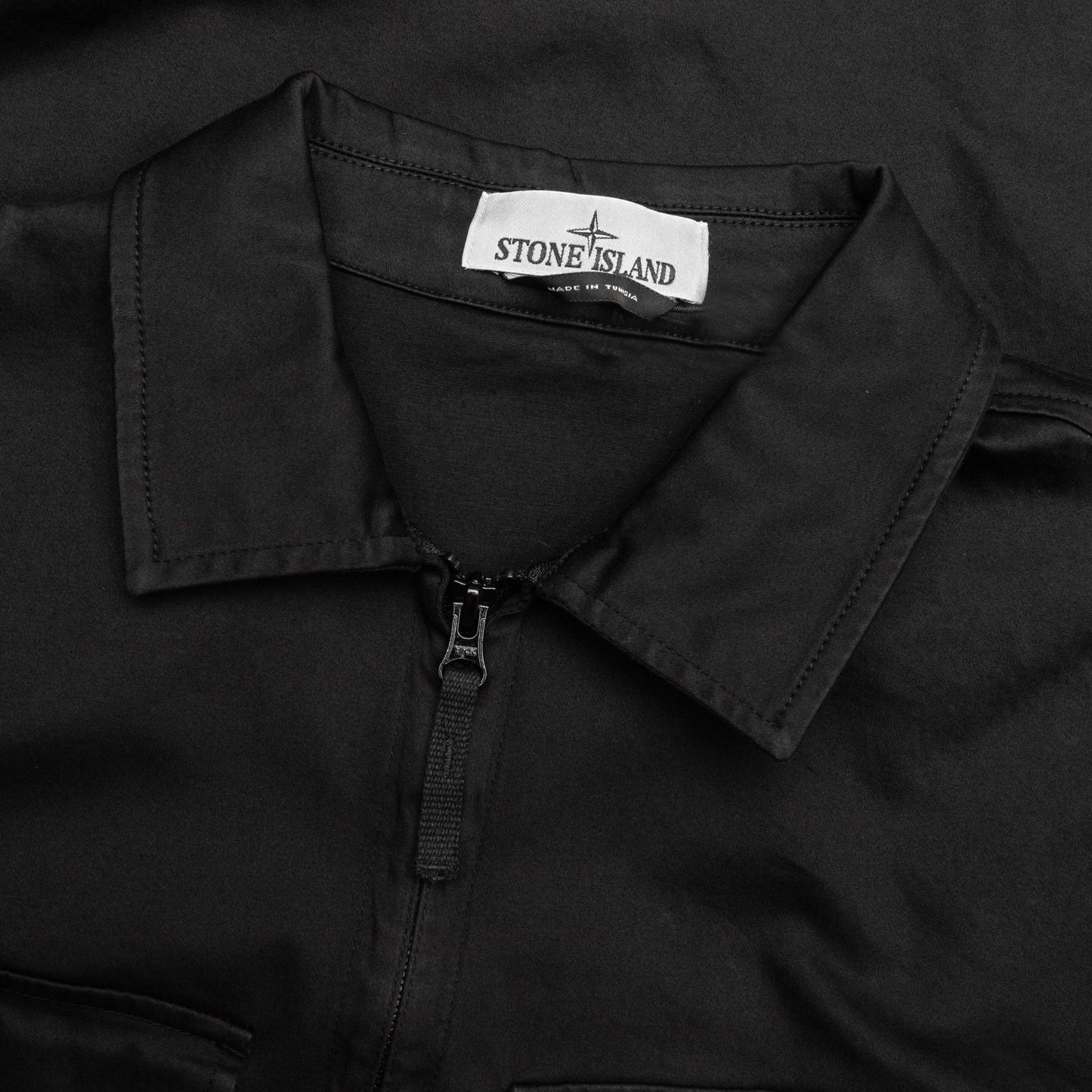 Regular Fit Overshirt - Black