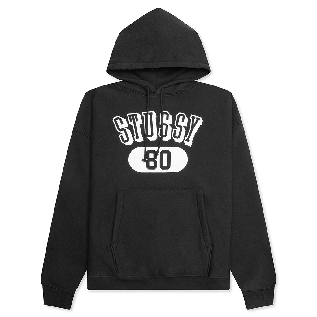 Stussy 80 Relaxed Hood - Washed Black