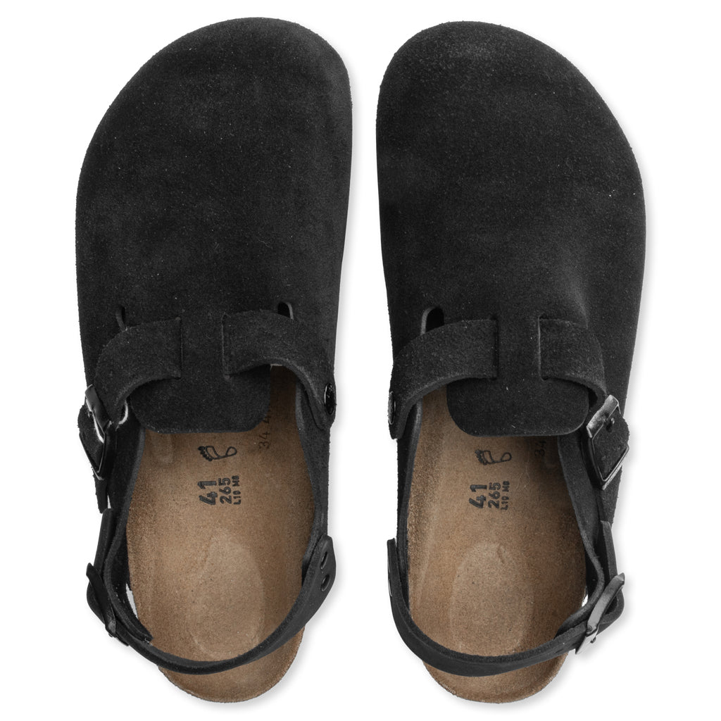 Wide Tokio Suede Leather - Black