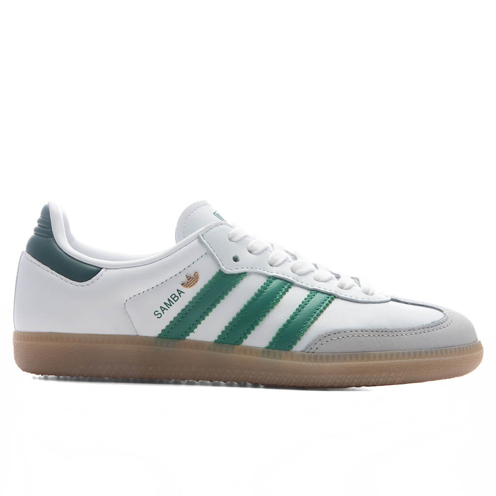 Women's Samba OG - Cloud White/Bold Green/Collegiate Green