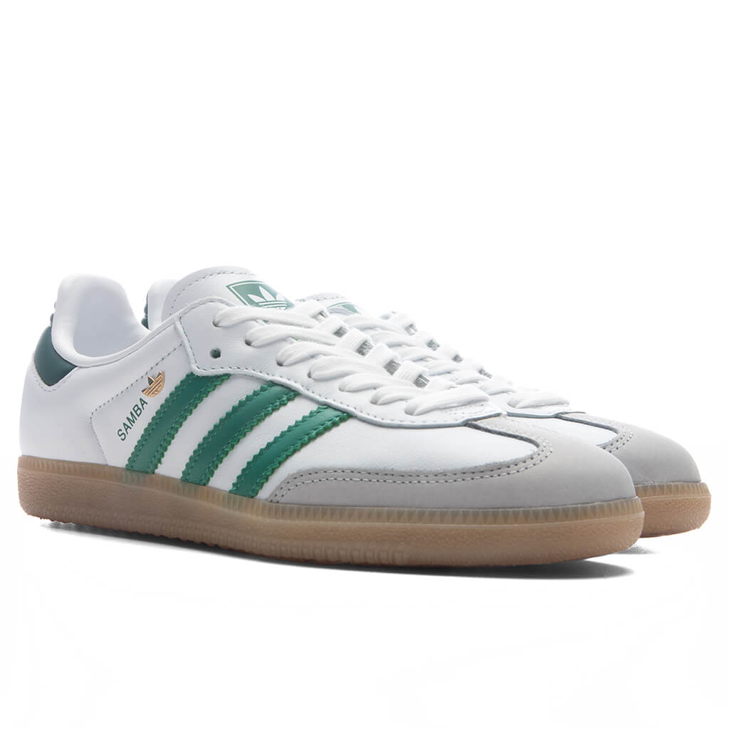 Women's Samba OG - Cloud White/Bold Green/Collegiate Green