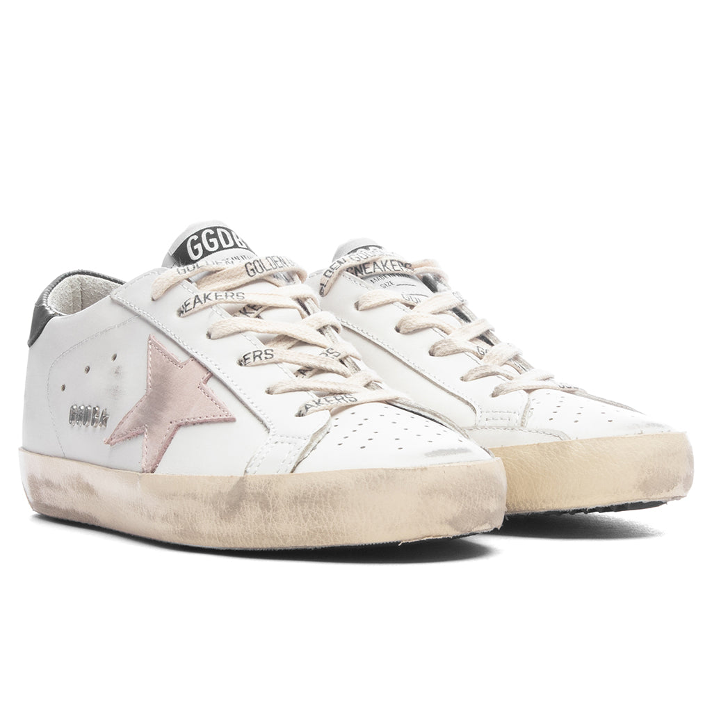 Women's Super-Star - White/Light Pink/Dark Green