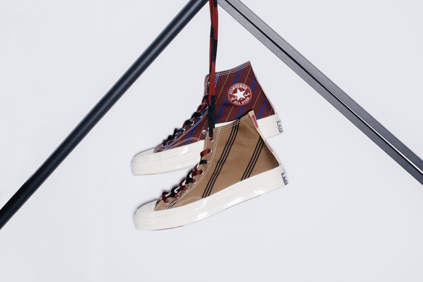 Chuck 70 Hi 'Varsity' - Tan/Burgundy/Black/White