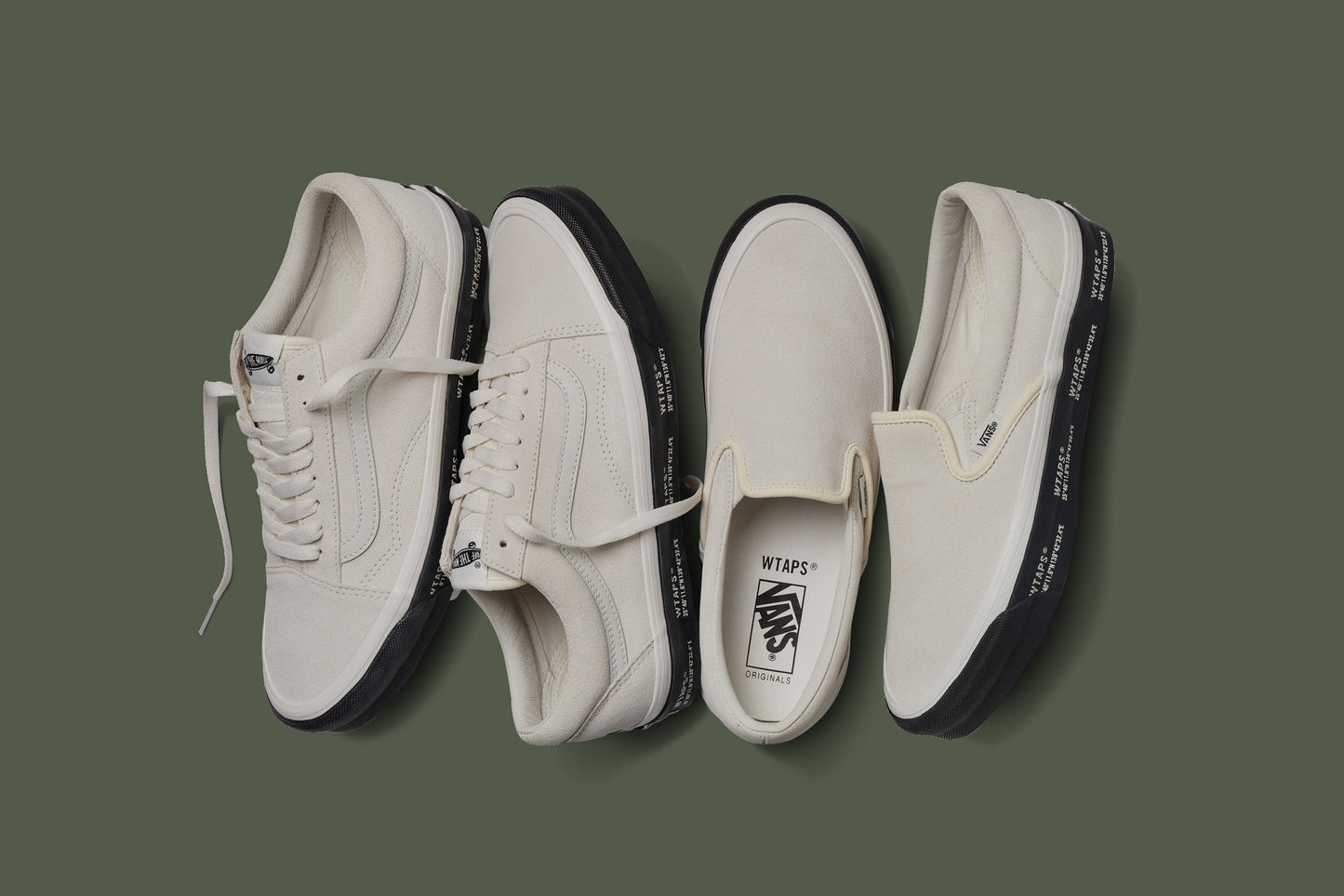 Vans Vault x WTAPS OG Classic Slip-- GPS/White
